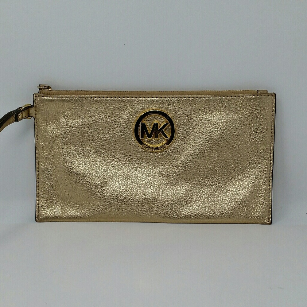 Michael kors Gold pencil makeup bag - Picture 1 of 8